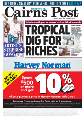 Cover of The Cairns Post