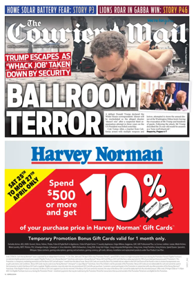 Cover of The Courier-Mail