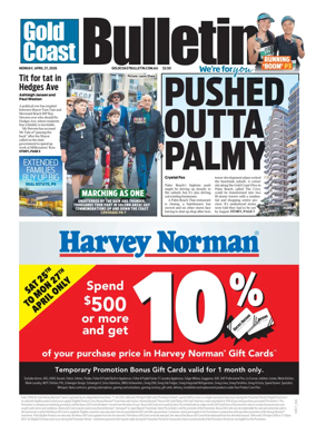Cover of The Gold Coast Bulletin