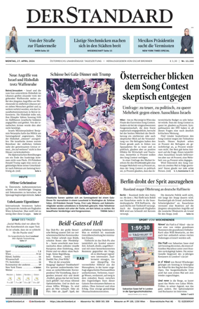 Cover of Der Standard
