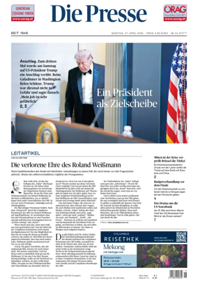 Cover of Die Presse