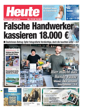 Cover of Heute - Niederosterreich Ausgabe