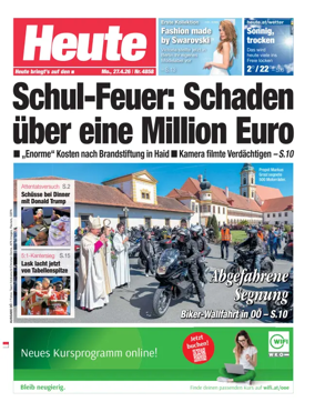 Cover of Heute - Oberosterreich Ausgabe