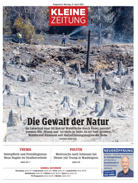 Cover of Kleine Zeitung Kaernten