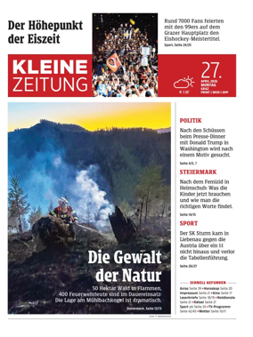Cover of Kleine Zeitung Steiermark