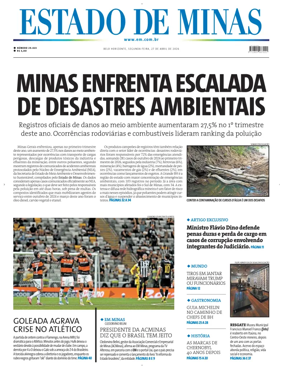 Cover of Estado de Minas (Brazil)