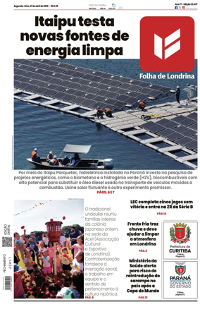 Cover of Folha de Londrina