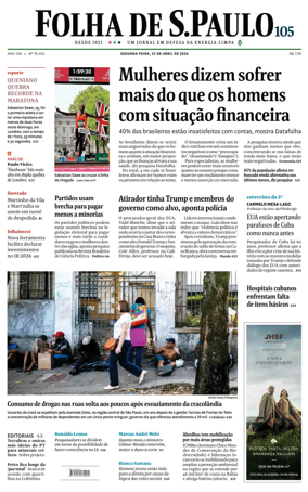 Cover of Folha de S.Paulo