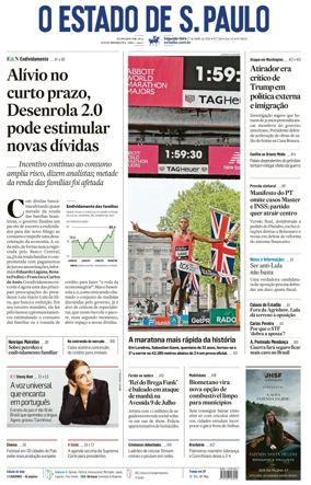 Cover of O Estado de S. Paulo