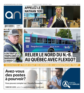 Cover of Acadie Nouvelle