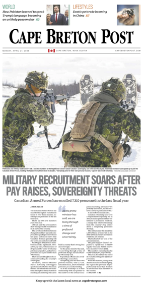 Cover of Cape Breton Post