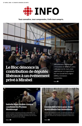 Cover of Radio-Canada Info