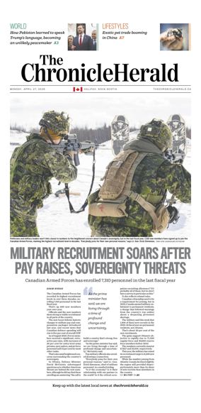 Cover of The Chronicle Herald (Provincial)