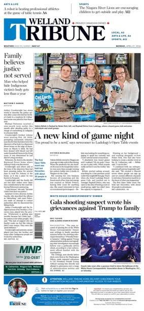 Cover of The Welland Tribune