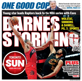 Cover of Toronto Sun