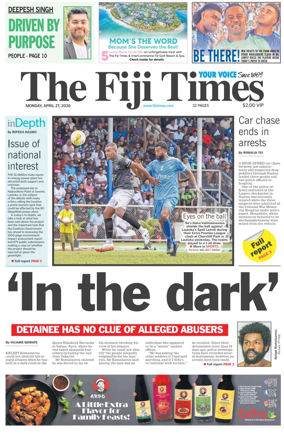 Cover of The Fiji Times