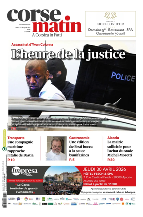 Cover of Corse Matin