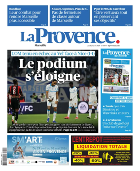 Cover of La Provence Marseille