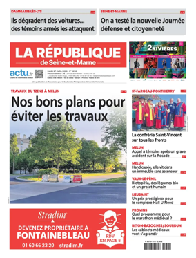Cover of La Republique de Seine-et-Marne (Edition A-B)