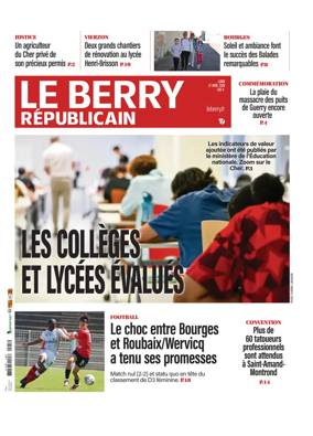 Cover of Le Berry Republicain
