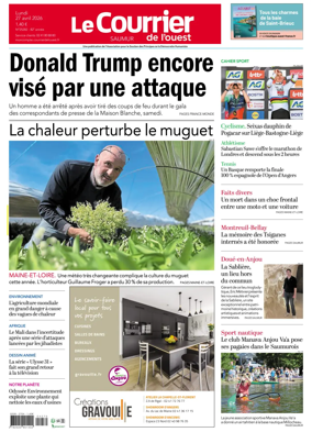 Cover of Le Courrier de l’Ouest (Saumur)