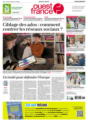 Cover of Ouest France (Chateaubriant)