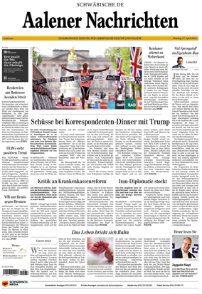 Cover of Aalener Nachrichten