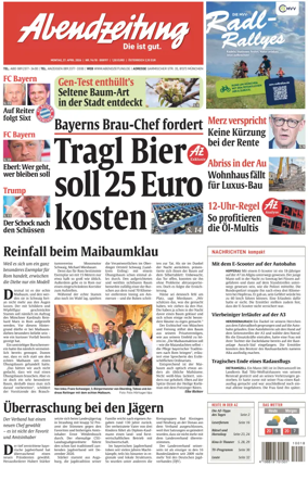 Cover of Abendzeitung Munchen