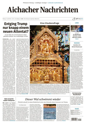 Cover of Aichacher Nachrichten