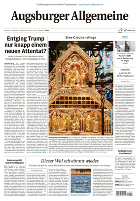 Cover of Augsburger Allgemeine (Ausgabe Stadt)