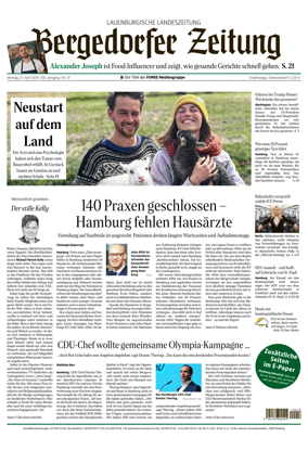 Cover of Bergedorfer Zeitung