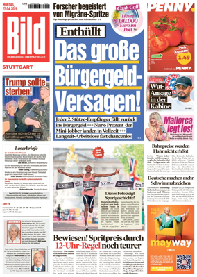 Cover of BILD Stuttgart