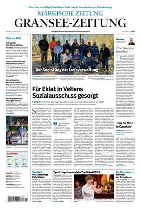 Cover of Gransee-Zeitung