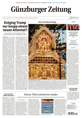 Cover of Guenzburger Zeitung
