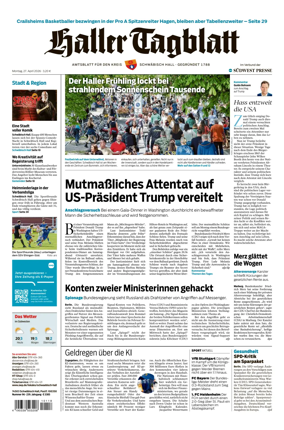 Cover of Haller Tagblatt