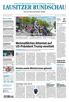 Cover of Lausitzer Rundschau