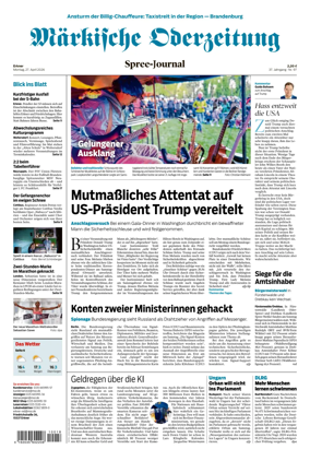 Cover of Markische Oderzeitung Erkner