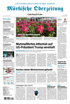 Cover of Markische Oderzeitung Oderland-Echo