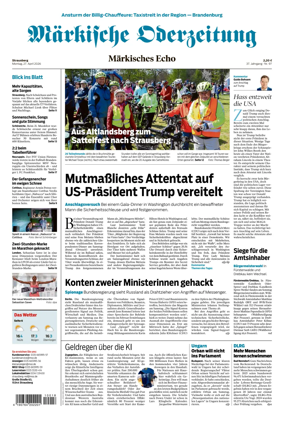 Cover of Markische Oderzeitung Strausberg