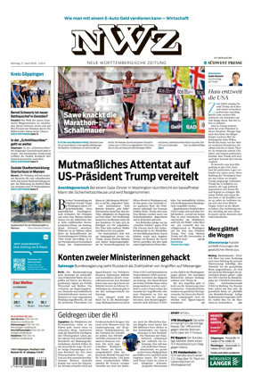 Cover of NWZ – Neue Wurttembergische Zeitung