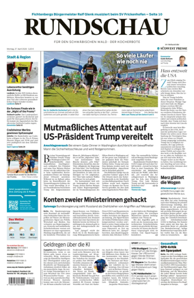 Cover of Rundschau fur den Schwabischen Wald – Der Kocherbote