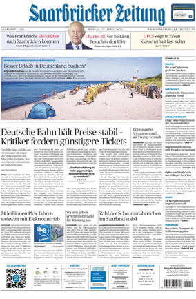 Cover of Saarbruecker Zeitung