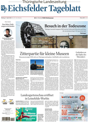 Cover of Thuringische Landeszeitung (Eichsfeld)