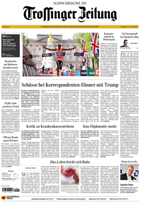 Cover of Trossinger Zeitung