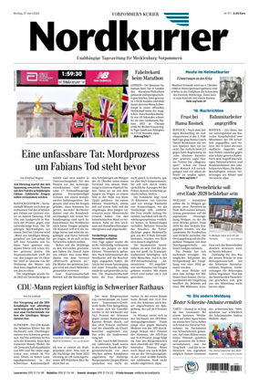 Cover of Vorpommern Kurier (Anklam)