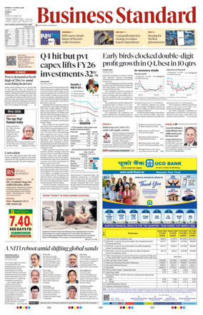 Cover of Business Standard