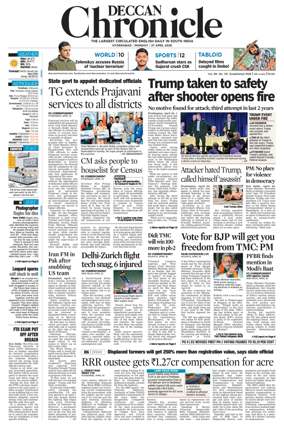 Cover of Deccan Chronicle