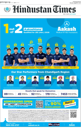 Cover of Hindustan Times (Jalandhar)