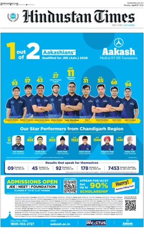 Cover of Hindustan Times (Jammu)