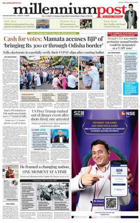 Cover of Millennium Post (Kolkata)